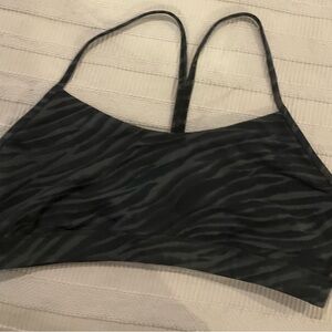lululemon athletica Black Zebra Sports Bra